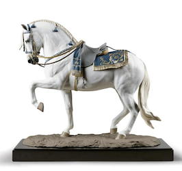 Lladro Spanish pure breed Sculpture. Horse. Limited Edition 01002007 BANNER