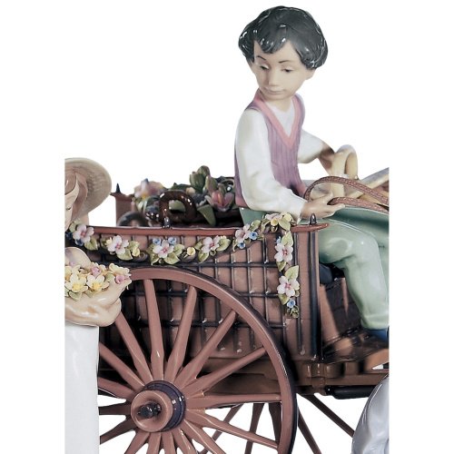 Lladro Enchanted Outing Children Sculpture. Limited Edition SKU: 01001797