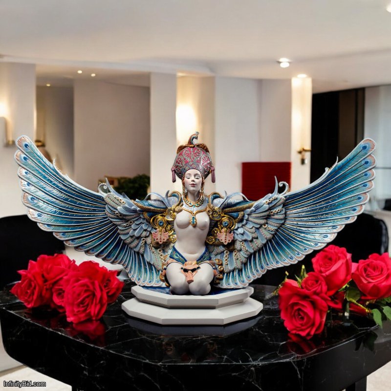 Lladró Winged Fantasy Woman Sculpture – Limited Edition Masterpiece SKU: 01002005