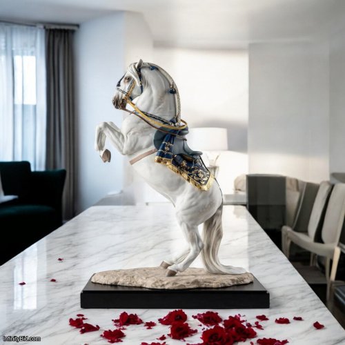 Lladro Spanish Pure Breed Horse Sculpture – Haute École (Limited Edition of 500) 0100203