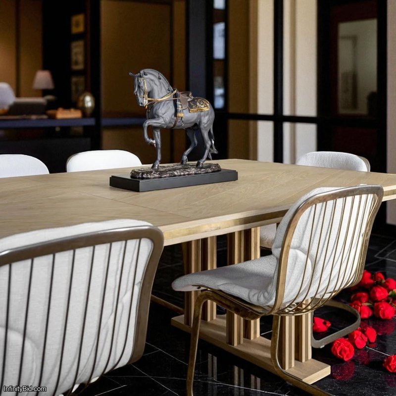 Lladro Spanish Pure Breed Horse Sculpture – Black (Limited Edition of 500) SKU: 01002041