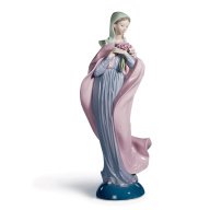 Lladro Our Lady with Flowers Figurine SKU: 01005171