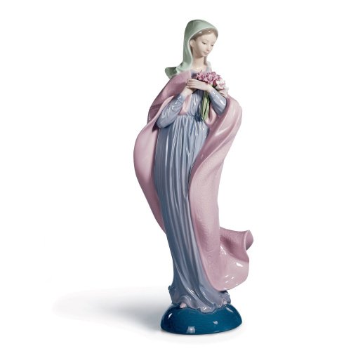 Lladro Our Lady with Flowers Figurine SKU: 01005171