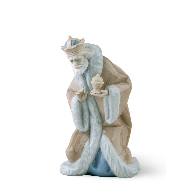 Lladro King Melchior Nativity Figurine-II SKU: 01005479