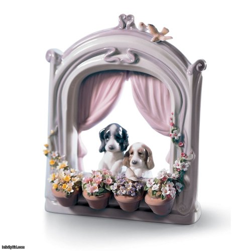 Lladro Please Come Home Dogs Figurine SKU: 01006502