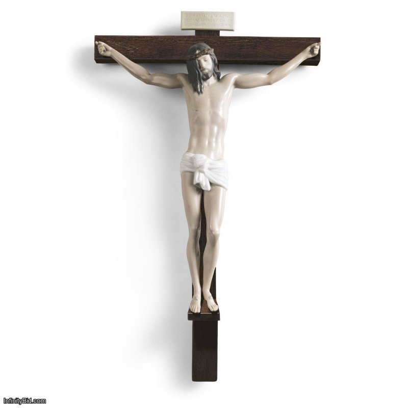 Lladro Our Saviour Crucifix Figurine Wall Art SKU: 01006912