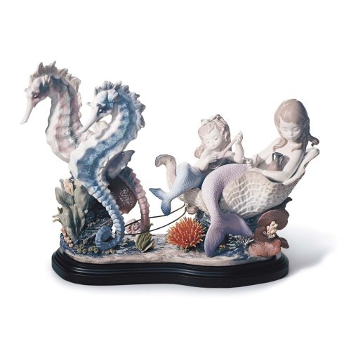 Lladro Underwater Journey Mermaid Figurine. Limited Edition SKU: 01006929