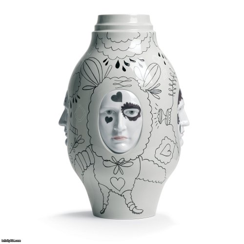 Lladro Conversation Vase II. By Jaime Hayon SKU: 01007258