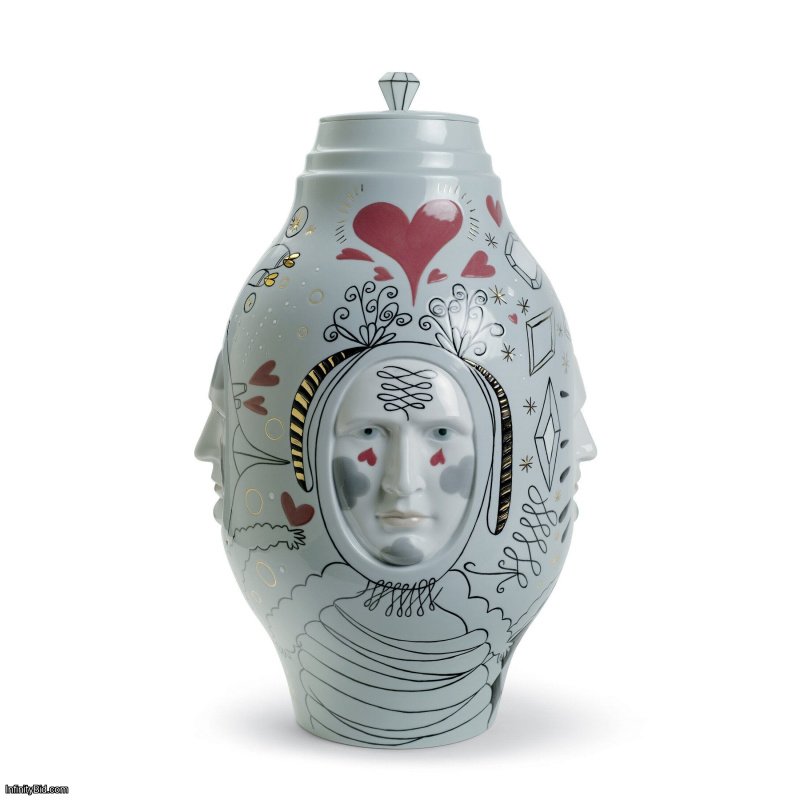 Lladro Conversation Vase. Limited Edition SKU: 01007597