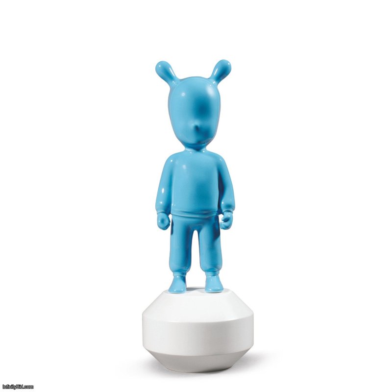 Lladro The Blue Guest Figurine. Small Model. SKU: 01007736