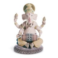 Lladro Mridangam Ganesha Figurine SKU: 01008316