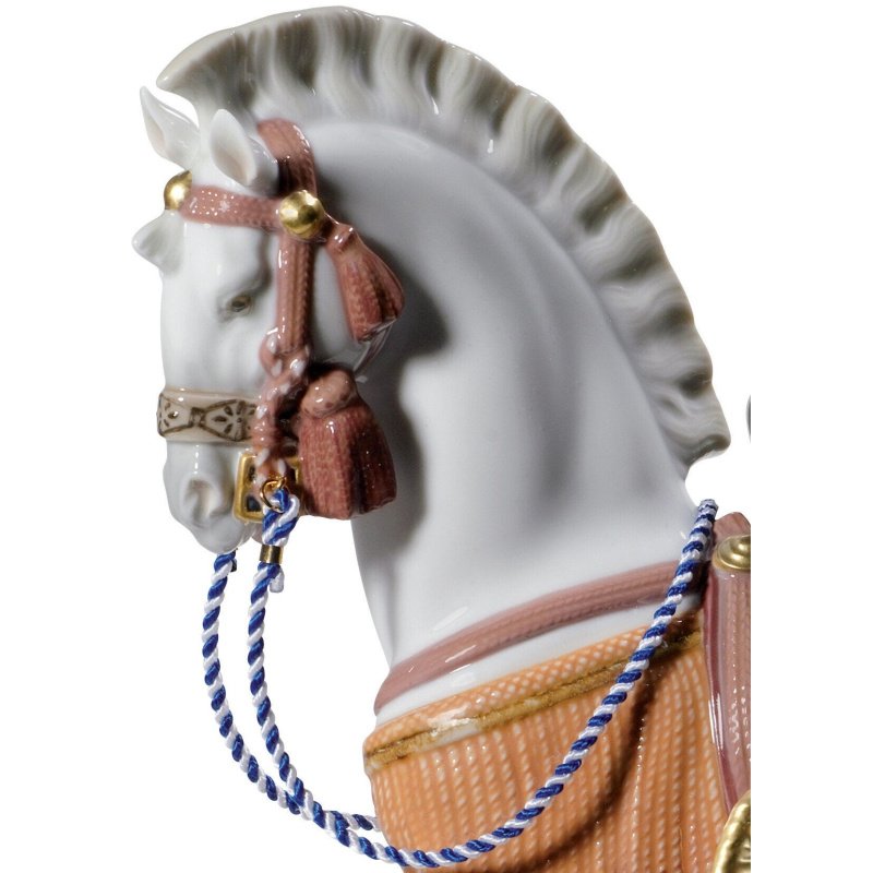 Lladro The White Horse of Hope Sculpture. Limited Edition SKU: 01008577