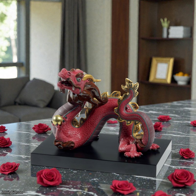 Lladró THE DRAGON – Chinese Zodiac Figurine SKU: 01008613