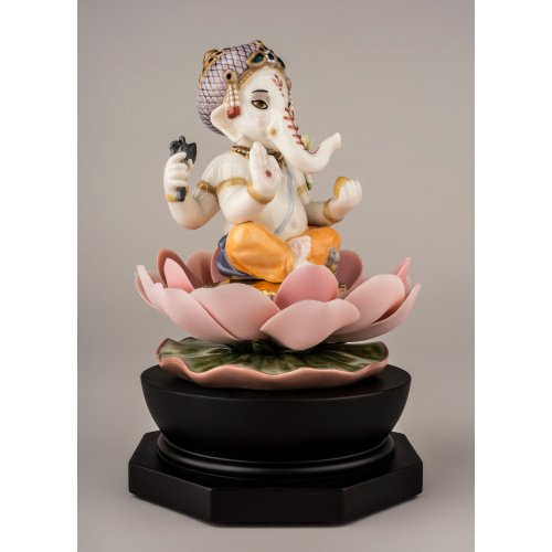 Lladro Padmasana Ganesha Figurine SKU: 01008635