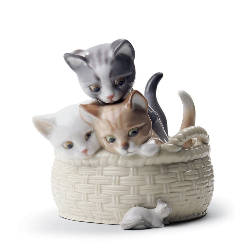Lladro Curious Kittens Figurine SKU: 01008693