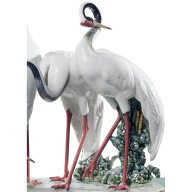 Lladro Flock of Cranes Sculpture. Limited Edition SKU: 01008697