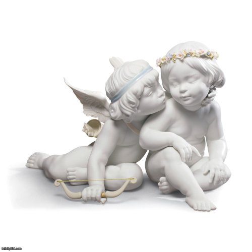 Lladro Eros and Psyche Angels Figurine SKU: 01009128