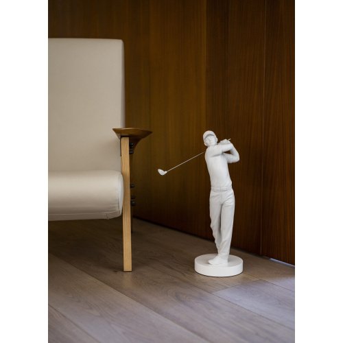 Lladro Golf Champion Man Figurine. White SKU: 01009132