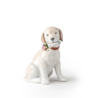 Lladro This Bouquet Is for You Dog Figurine SKU: 01009256