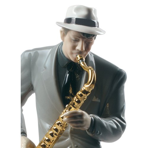 Lladro Jazz Saxophonist Figurine SKU: 01009330