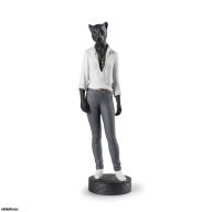 Lladro Panther Woman Figurine SKU: 01009428