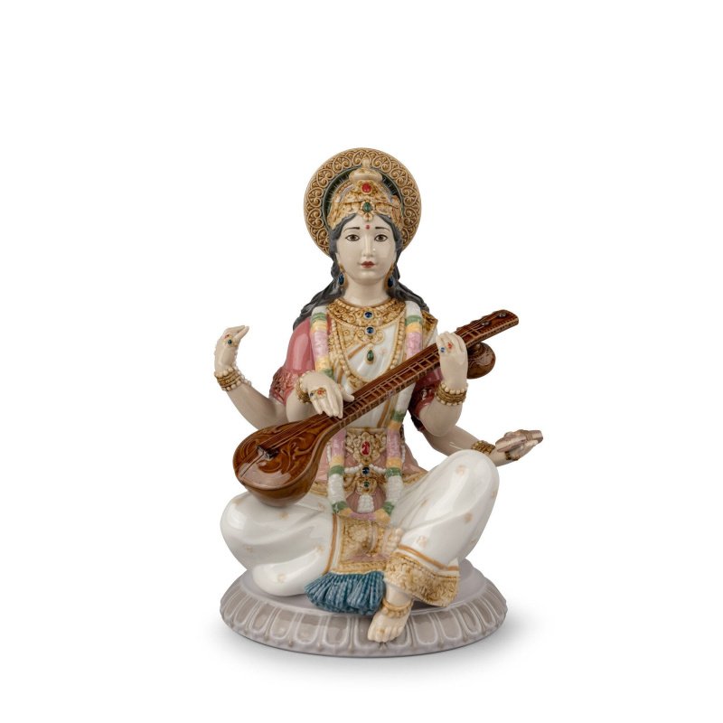 Lladro Goddess Saraswati Figurine SKU: 01009486
