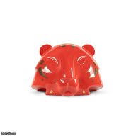 Lladro The Tiger Sculpture. Red - gold SKU: 01009549