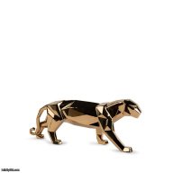 Lladro Panther Sculpture. Golden SKU: 01009580