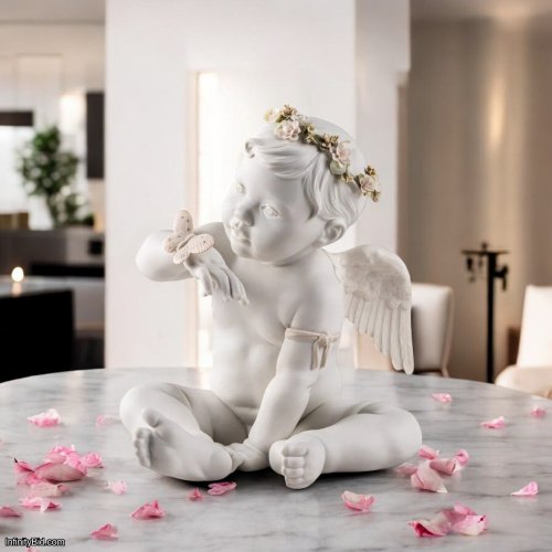 Lladro The Magic of Nature Sculpture – Limited Edition Angel Figurine (SKU: 01009680)