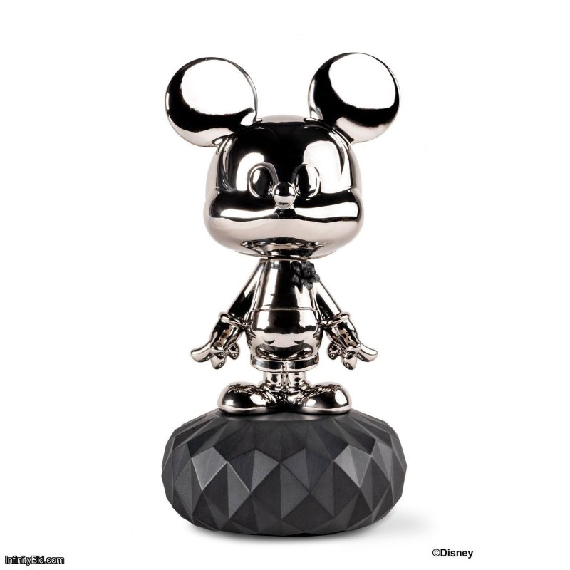 Lladro Mickey Mouse™ Platinum Sculpture SKU: 01009706