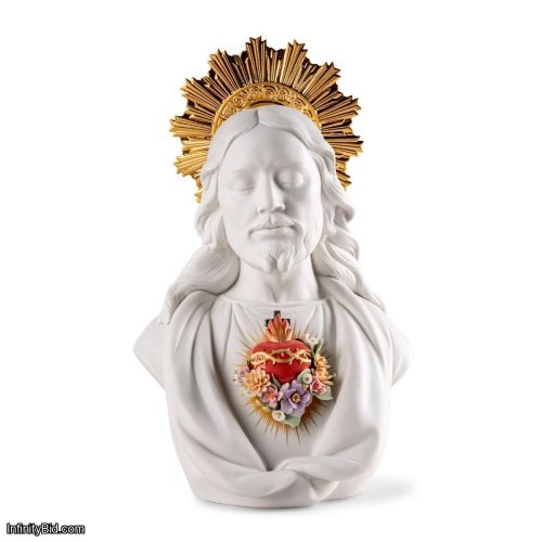 Lladro Sacred Heart of Jesus Sculpture SKU: 01009711