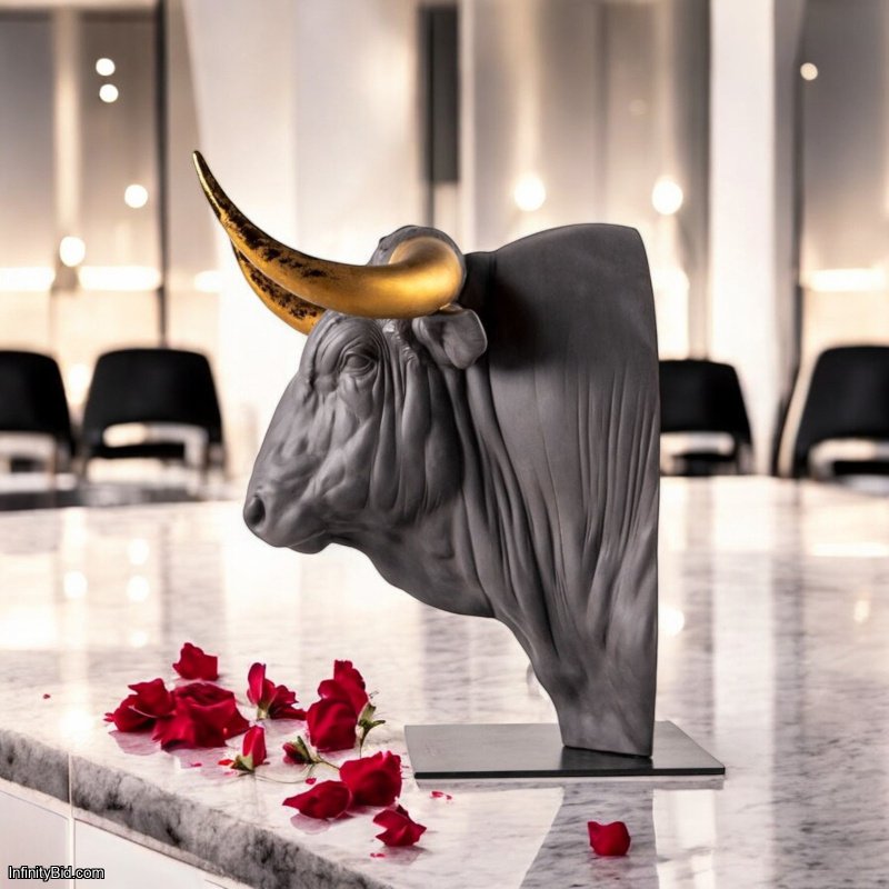 Lladro Equinus Sculpture – Elegant Black Porcelain Horse Bust | SKU: 01009724