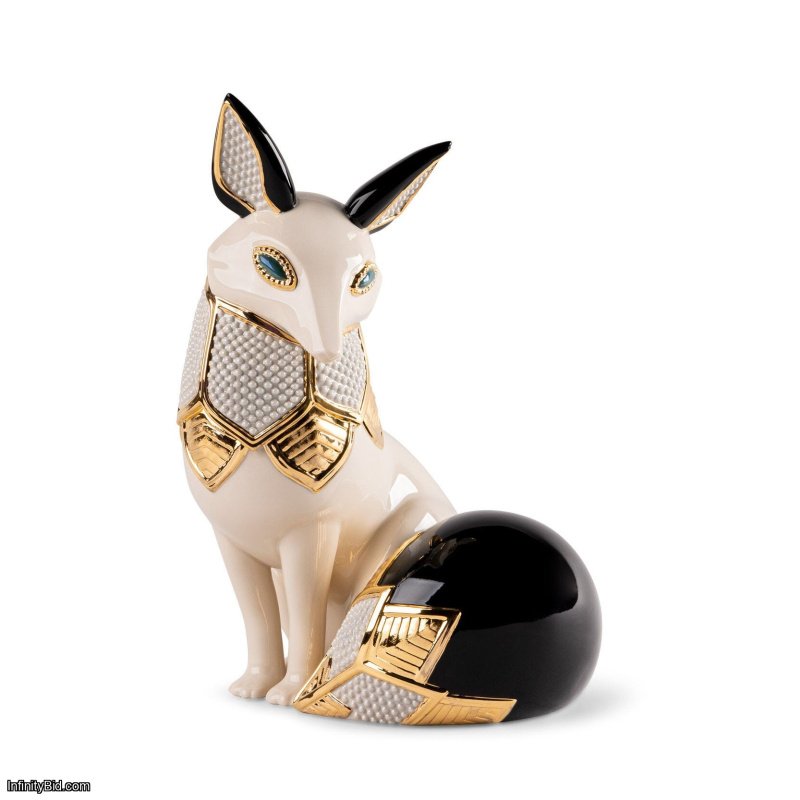 Lladro Fox jewel Sculpture SKU: 01009727