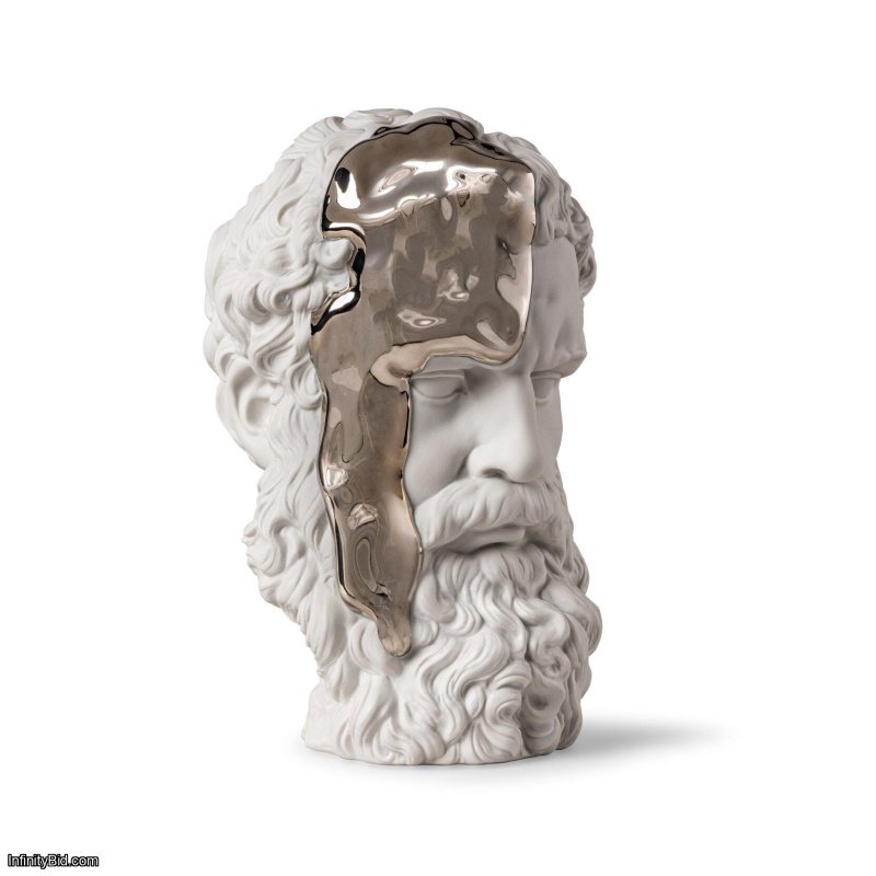 Lladro Eternal Fluidity - Thinker Sculpture SKU: 01009732