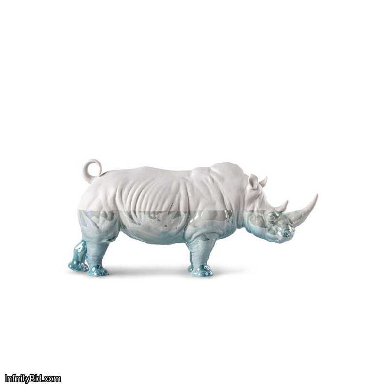 Lladro Rhino - Underwater Sculpture SKU: 01009739