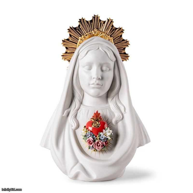 Lladro Immaculate Heart of Mary Sculpture SKU: 01009762