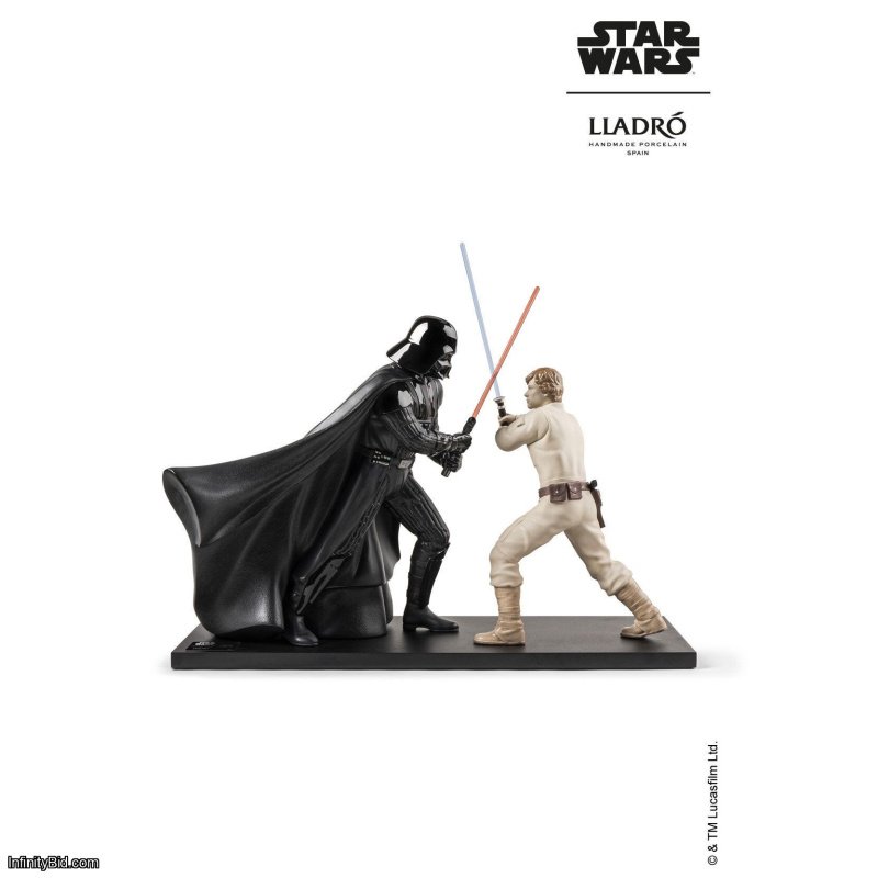 Lladro Bespin Battle Sculpture. Limited Edition SKU: 01009763