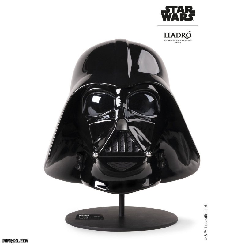 Lladro Darth Vader™ Helmet Sculpture. Limited Edition SKU: 01009764