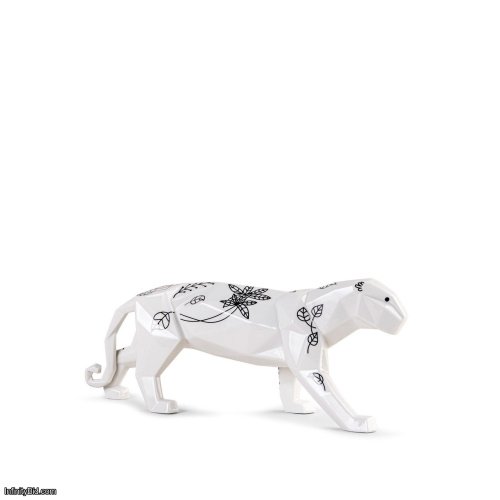 Lladro Jungle Panther Black Sculpture SKU: 01009790