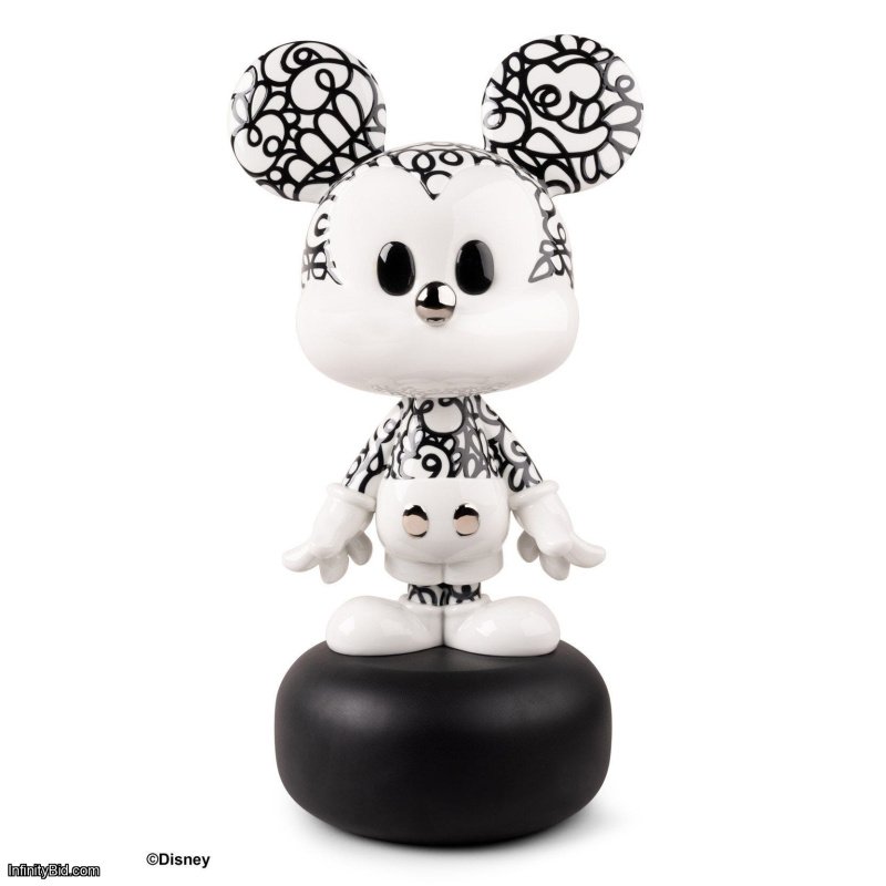 Lladro Doodle Mickey™ Sculpture. Limited Edition SKU: 01009805