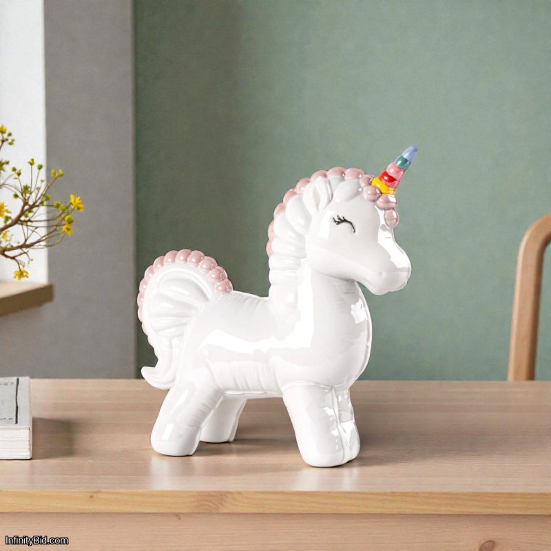 Lladró Unicorn Horse Figurine Porcelain Sculpture 01009808 Made in Spain