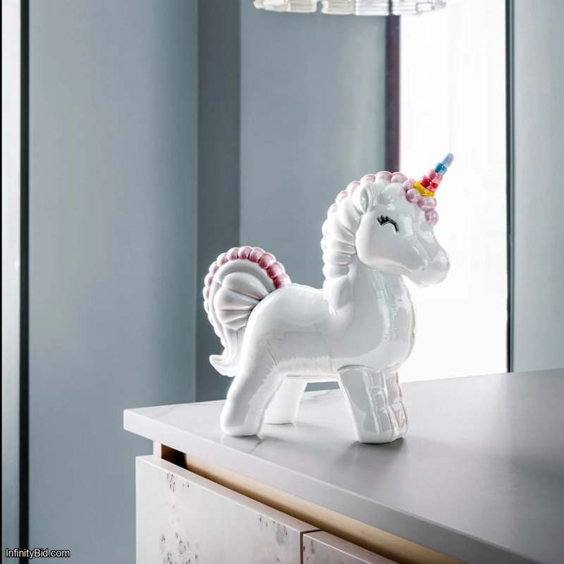 Lladró Unicorn Horse Figurine Porcelain Sculpture 01009808 Made in Spain