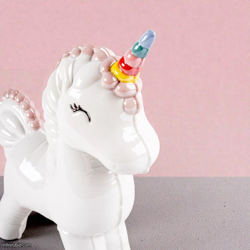 Lladró Unicorn Horse Figurine Porcelain Sculpture 01009808 Made in Spain