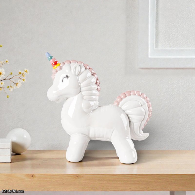 Lladró Unicorn Horse Figurine Porcelain Sculpture 01009808 Made in Spain