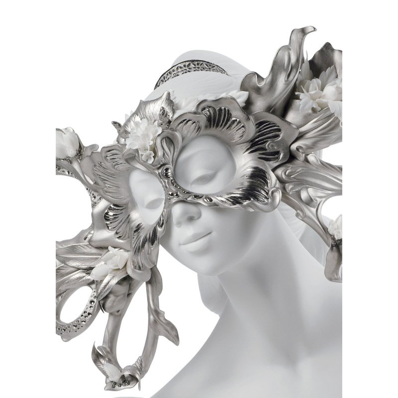 Lladro Carnival Fantasy Sculpture. Limited Edition. Silver Lustre SKU: 01011891