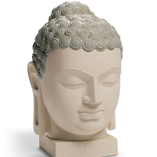 Lladró Buddha II Stoneware Siddhartha Gautama Meditative Sculpture 01012513