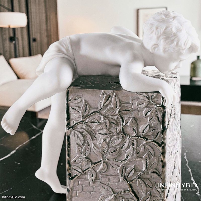 Lladro Striving Boy Porcelain Figurine – SKU 01018284