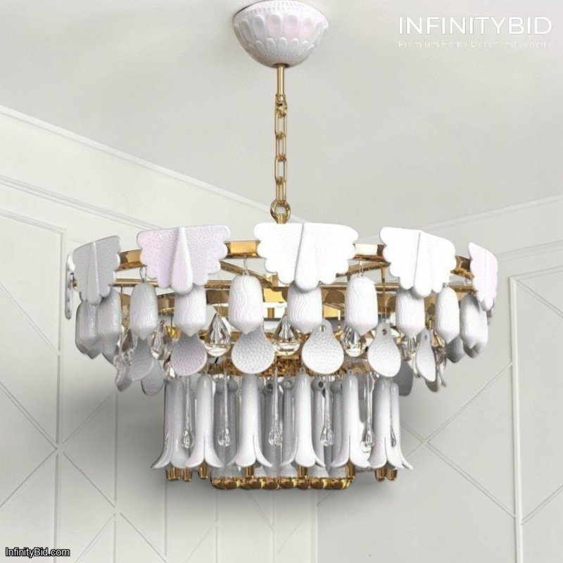 Lladro Seasons Ceiling Lamp 70 cm – Sunrise Edition – SKU: 01024176