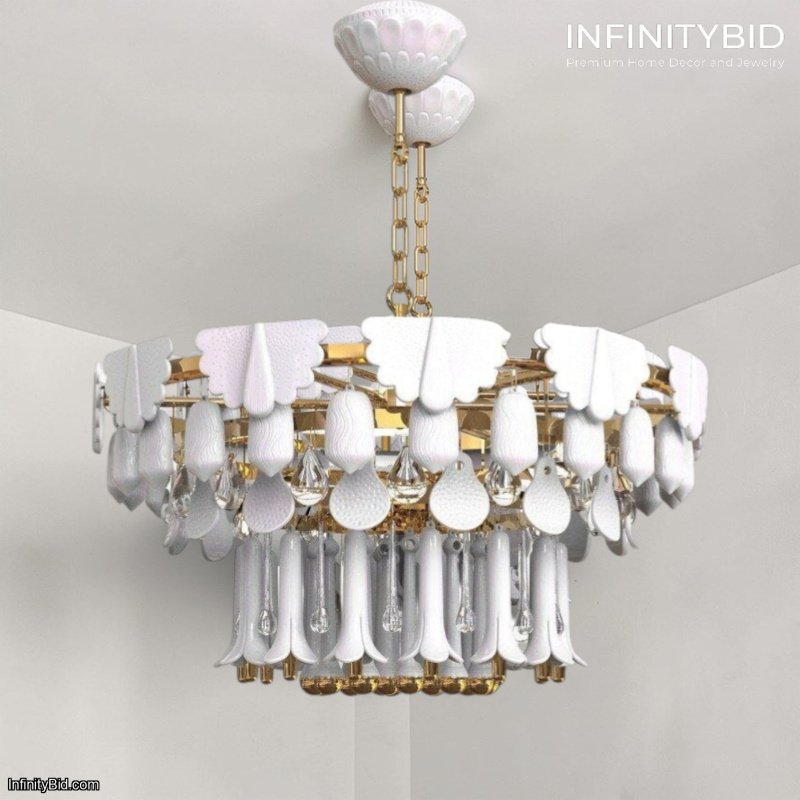 Lladro Seasons Ceiling Lamp 70 cm – Sunrise Edition – SKU: 01024176