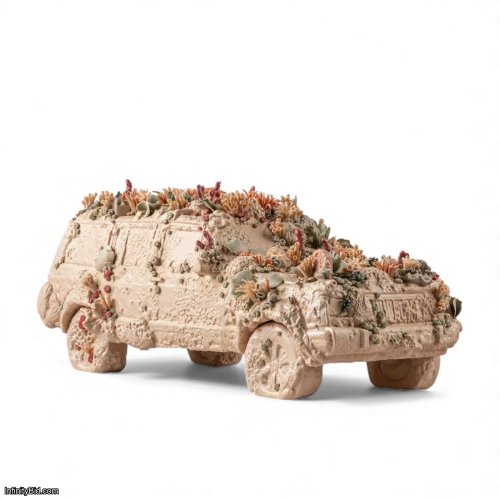 Lladro Coral Car (Sand) Sculpture – Limited Edition of 175 SKU: 01050048